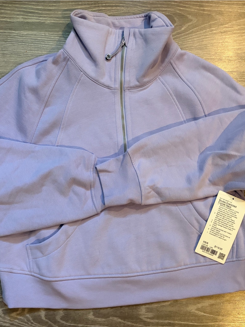Lululemon scuba oversized funnel neck